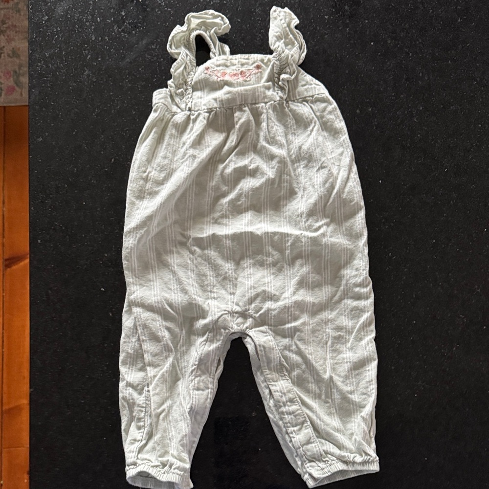 Carters Baby Girl Green Romper